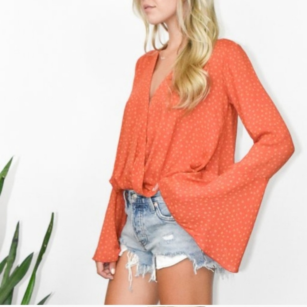Free People Makin Waves Bodysuit Boho size xs